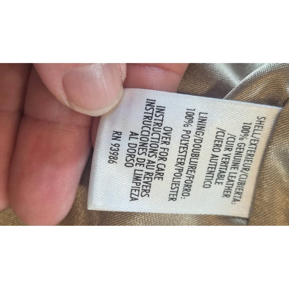 Vintage Y2K Retro Taupe Suede Leather Jacket Quiet Luxury Old Money Minimalist M